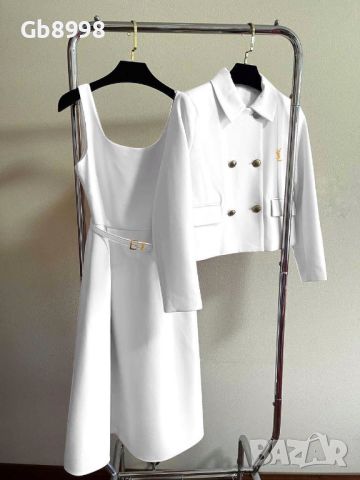Елегантен сет рокля и сако YSL, снимка 3 - Комплекти - 45433624