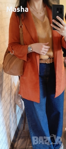 Bershka късо пролетно палто S, снимка 3 - Палта, манта - 52816223