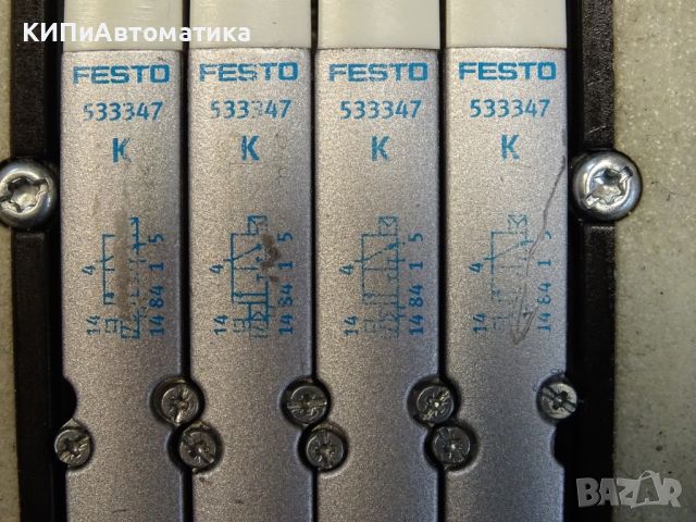 пневматичен модул Festo VMPA-KMS1-24-5 pneumatic valve block, снимка 5 - Резервни части за машини - 46582518