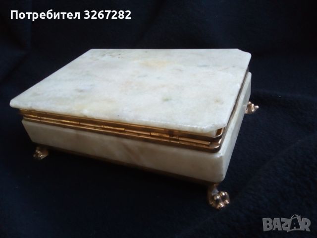 Кутия,Български Мрамор,За Бижута,, снимка 2 - Антикварни и старинни предмети - 45385685