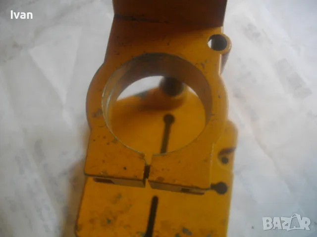 WOLFCRAFT НЕМСКА ОРИГИНАЛНА СТОЙКА ЗА БОРМАШИНА ОЛЕКОТЕНА АЛУМИНИЕВА РАБОТЕН ХОД 60мм ЗАХВАТ 40,3мм, снимка 17 - Бормашини - 49774747