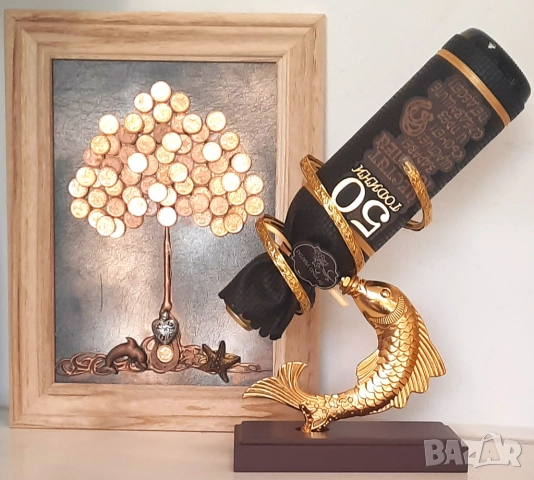 Оригинален подарък с икона Св.Герги с Дървото на живота - бутилка, снимка 16 - Други - 45249730