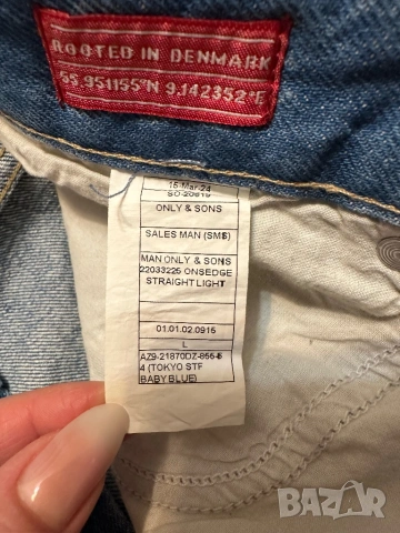 Мъжки къси дънки ONLY, снимка 4 - Къси панталони - 53779541