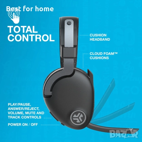 JLab JBuds Work безжични слушалки с микрофон, снимка 4 - Слушалки и портативни колонки - 51581010