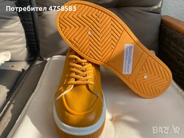 Сникърс мъжки, Sneakers Men’s Orange , снимка 4 - Ежедневни обувки - 53753598