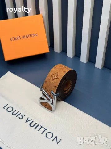 Louis Vuitton колани естествена кожа , снимка 9 - Колани - 49549775