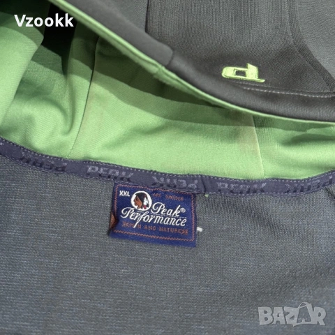 Мъжко софтшел яке Peak Performance Terry Zip | XL - XXL, снимка 4 - Якета - 53732624