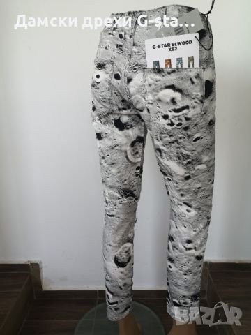 Дамски панталон G-Star RAW® 5622 3D MID BOYFRIEND COJ WMN BLACK BULLIT AO, размери W26 и 30  /272/, снимка 5 - Панталони - 46352082