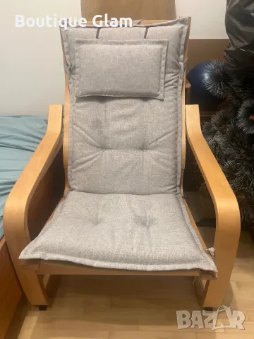 Дървен стол кресло 