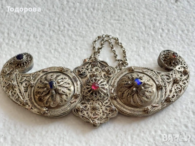 Прекрасни филигранни пафти с живачна позлата,втората пафта е с цена 1800 лв., снимка 13 - Антикварни и старинни предмети - 52074993