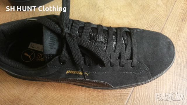 PUMA Leather Shoes Размер EUR 39 / UK 6 дамски детски обувки 56-14-S, снимка 6 - Дамски ежедневни обувки - 52640308