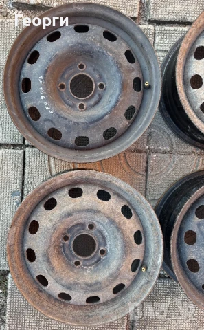Джанти  4x108 15” 63.3 добро състояние, снимка 2 - Гуми и джанти - 50595335