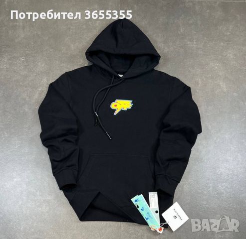 Мъжка горница суитчър в черно OFF WHITE нова с етикети., снимка 2 - Спортни дрехи, екипи - 45202977