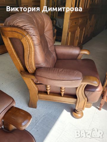 Комплект диван и кресло, снимка 10 - Дивани и мека мебел - 45529151