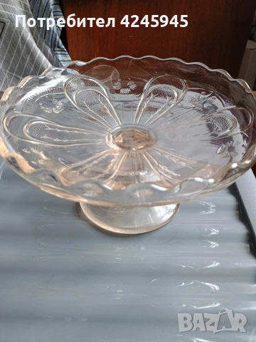 Стъклени фруктиери, снимка 7 - Сервизи - 53484272