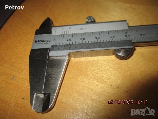 Mitutoyo - MADE IN JAPAN - Японски ПРОФЕСИОНАЛЕН ВИСОКОКАЧЕСТВЕН - ПРЕЦИЗЕН Шублер 0 - 150 mm/ORIGIN, снимка 2 - Шублери - 52004161