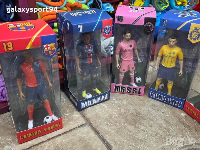 Футболни фигурки Роналдо Ямал Меси Мбапе, супер подарък Ronaldo Yamal