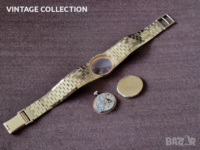 BULOVA швейцарски механичен часовник 20 микрона позлата SWISS MADE , снимка 4 - Дамски - 46069554