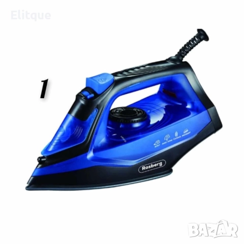 Ютия Rosberg, 2200W, 160мл., Керамична плоча 2 ГОДИНИ ГАРАНЦИЯ, снимка 3 - Ютии - 52591859