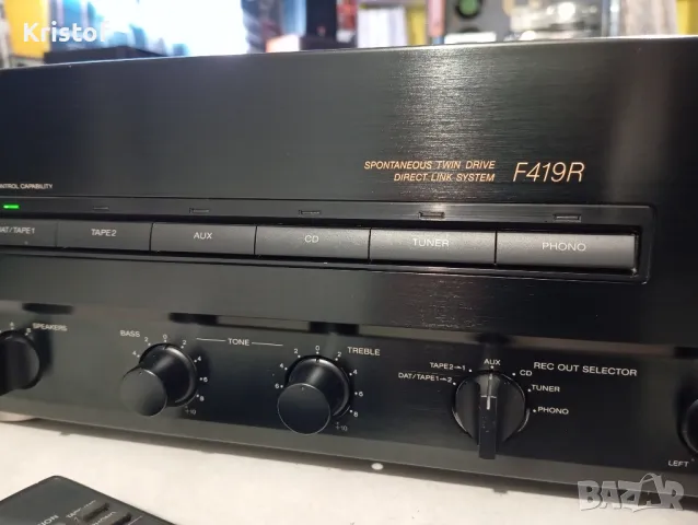 Усилвател SONY TA F-419R, снимка 6 - Ресийвъри, усилватели, смесителни пултове - 47870033