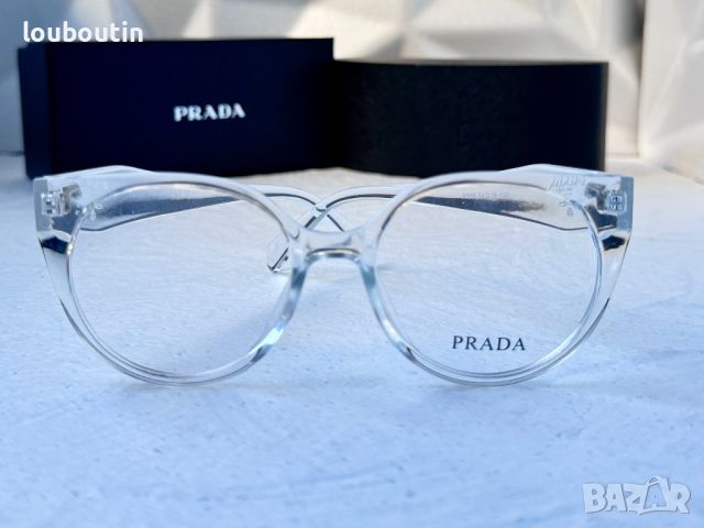 Prada диоптрични рамки очила за компютър,прозрачни слънчеви, снимка 4 - Слънчеви и диоптрични очила - 46516983