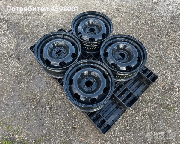 4бр.Оригинални джанти 16цола 4x108 за пикапи Berlingo(2008-2022),Partner(2008-2023), снимка 3 - Гуми и джанти - 54012043