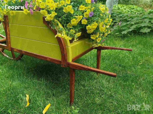 Прекрасна градинска количка за декорация - Вдъхнете нов живот на вашата градина!, снимка 6 - Други - 46474586
