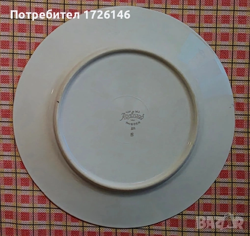 Порцеланови чинии със златен кант 3 броя на Rörstrand, Sweden , снимка 5 - Чинии - 54045546