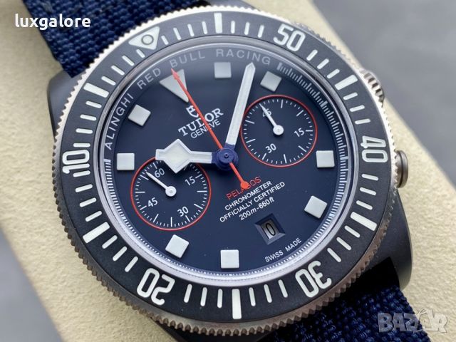 Мъжки часовник Tudor Pelagos FXD Alinghi Red Bull Racing с автоматичен механизъм, снимка 4 - Мъжки - 46638886