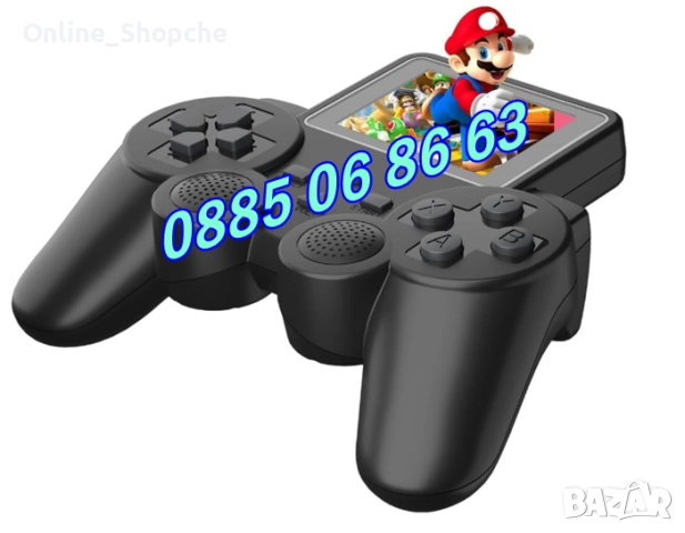 Безжична ретро конзола с 520 игри, с дипслей и втори джойстик, снимка 3 - Други игри и конзоли - 52162274