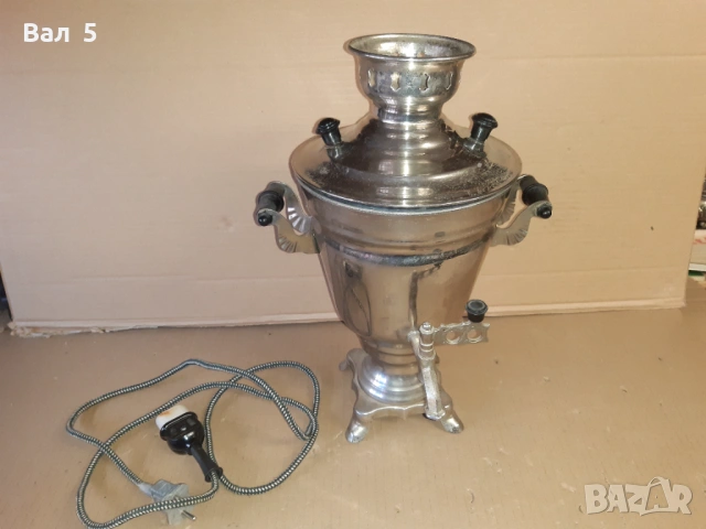 Стар самовар СССР с кабел , работи