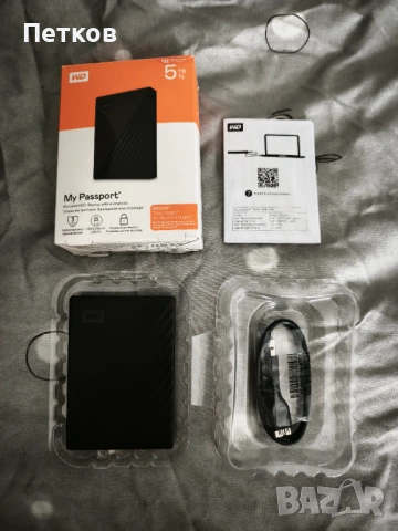 Външен хард диск WD My Passport, 5TB, USB 3.2 Gen 1 - 139€, снимка 2 - Външни хард дискове - 53380589