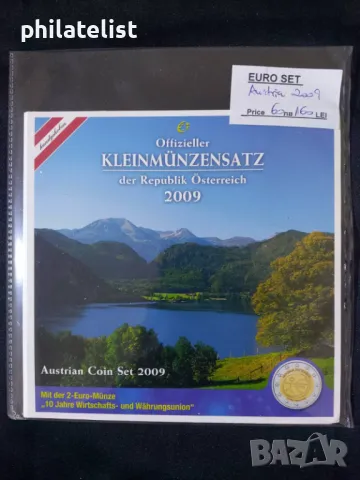 Австрия 2009 - Комплектен банков евро сет от 1 цент до 2 евро, снимка 1 - Нумизматика и бонистика - 46822585