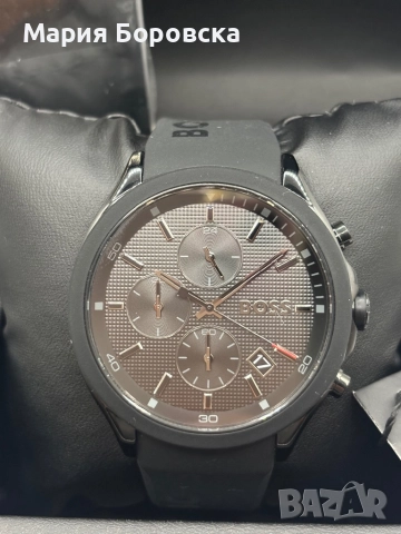 Нов Мъжки часовник Hugo Boss Velocity Men’s Black, снимка 3 - Мъжки - 52304758