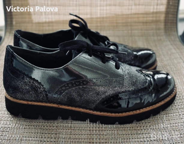 Елегантни обувки GABOR Comfort Optifit естествена кожа