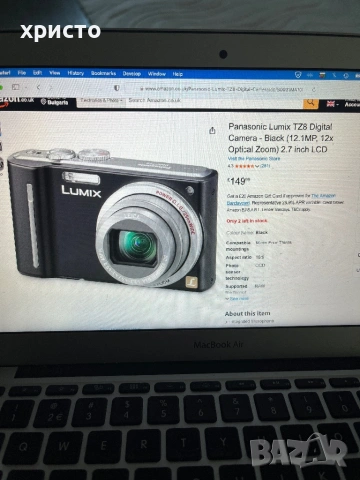 Фотоапарат Panasonic TZ8, снимка 6 - Фотоапарати - 53706291