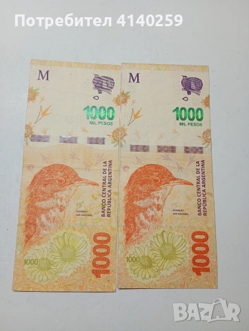АРЖЕНТИНА БАНКНОТИ , снимка 2 - Нумизматика и бонистика - 53718552