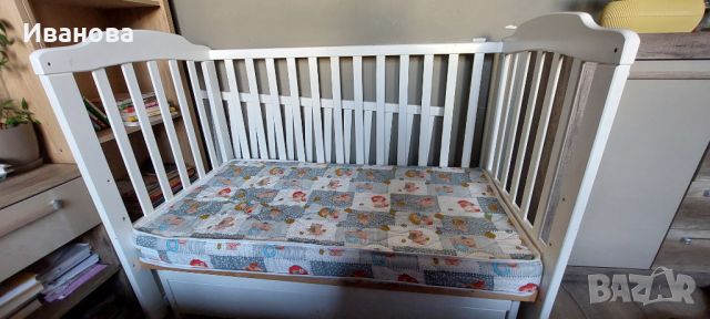 Дървена кошара Арбор с матрак, снимка 4 - Бебешки легла и матраци - 45695528