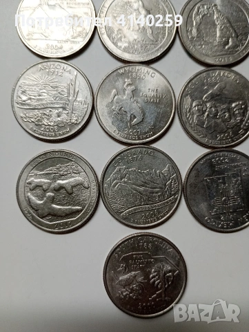 САЩ МОНЕТИ 1/4 КУОРТЪР ДОЛАР , снимка 4 - Нумизматика и бонистика - 53441743