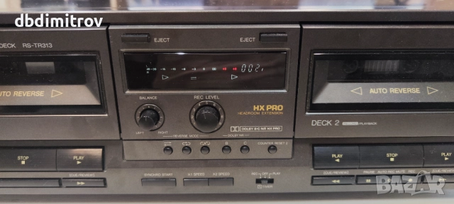 Продавам касетен дек Technics RS-TR313, снимка 4 - Декове - 52680848