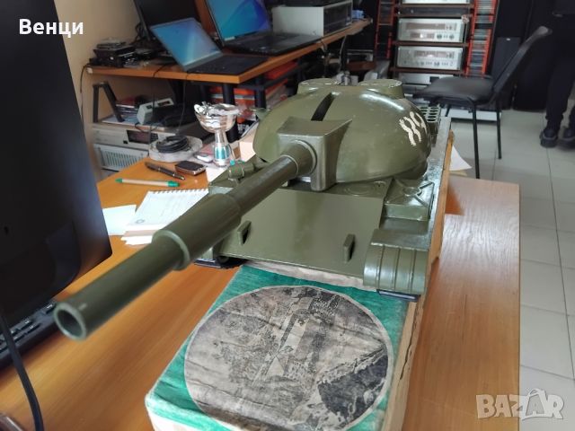 Голяма метална играчка СССР ТАНК Т-54 с кутия, снимка 6 - Колекции - 45725803