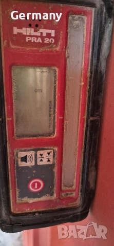 Hilti PRA 20  професионален лазерен приемник, снимка 3 - Други инструменти - 53773283