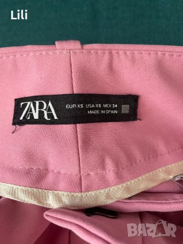 Панталон Zara Зара размер XS розов, снимка 2 - Панталони - 46167377
