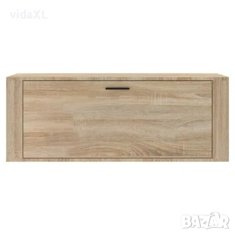 vidaXL Шкаф за обувки, дъб сонома,（SKU:821023, снимка 3 - Шкафове - 48053010