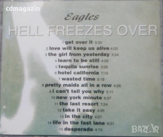 Компакт дискове CD Eagles – Hell Freezes Over, снимка 3 - CD дискове - 46062781