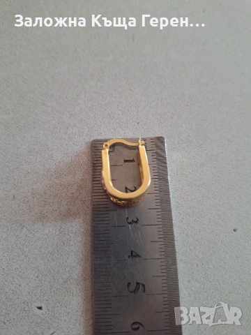 Златни обеци 4,02гр.14к, снимка 3 - Обеци - 53943472