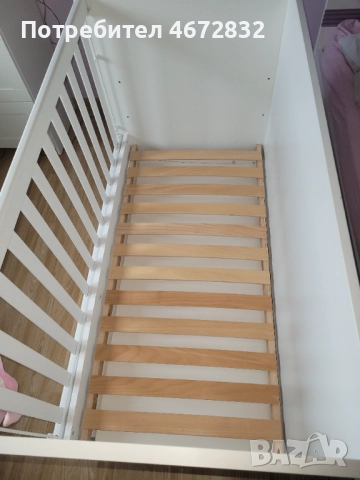 Бебешко легло с матрак, снимка 4 - Бебешки легла и матраци - 52954490