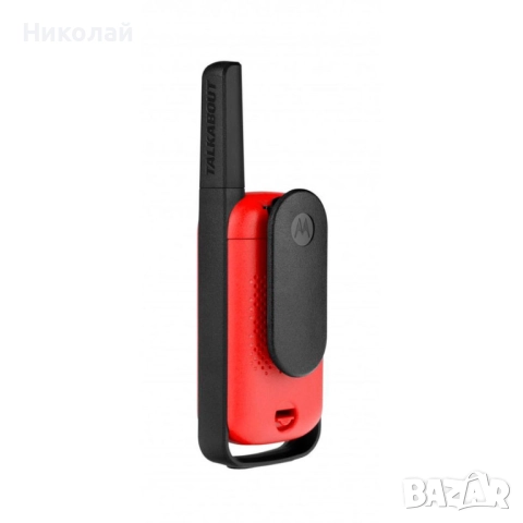 Радиостанция MOTOROLA TLKR T42 Червен цвят, снимка 3 - Друга електроника - 52769774