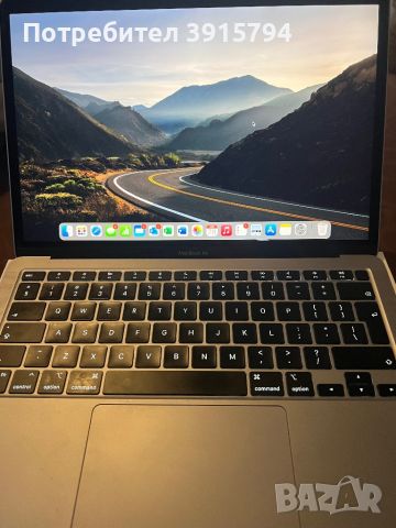 MacBook Air M1 256 GB Space Gray, снимка 3 - Лаптопи за игри - 45513240