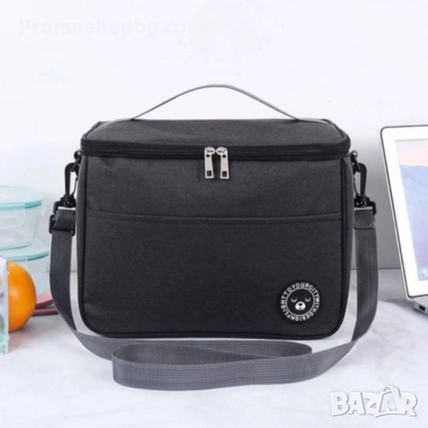 Термо чанта за храна, 29x20x21 см, Черна, снимка 2 - Други - 51788983
